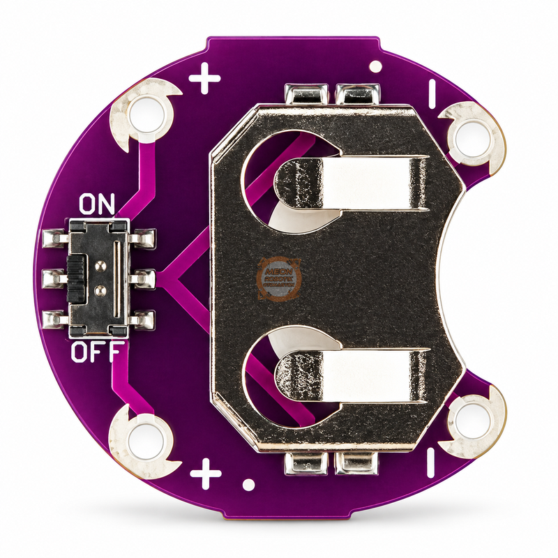 LilyPad Coin PCB - LilyPad CR2032 Batarya Yuvası