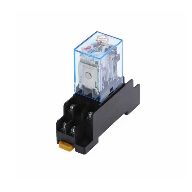 LY2N-J 8 Pin 2CO 24Vdc 10A Dpdt Soket+Güç Rölesi