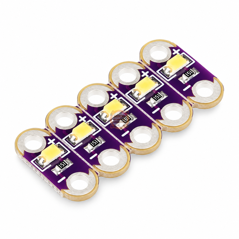 LilyPad LED Beyaz Renk 5 Adet