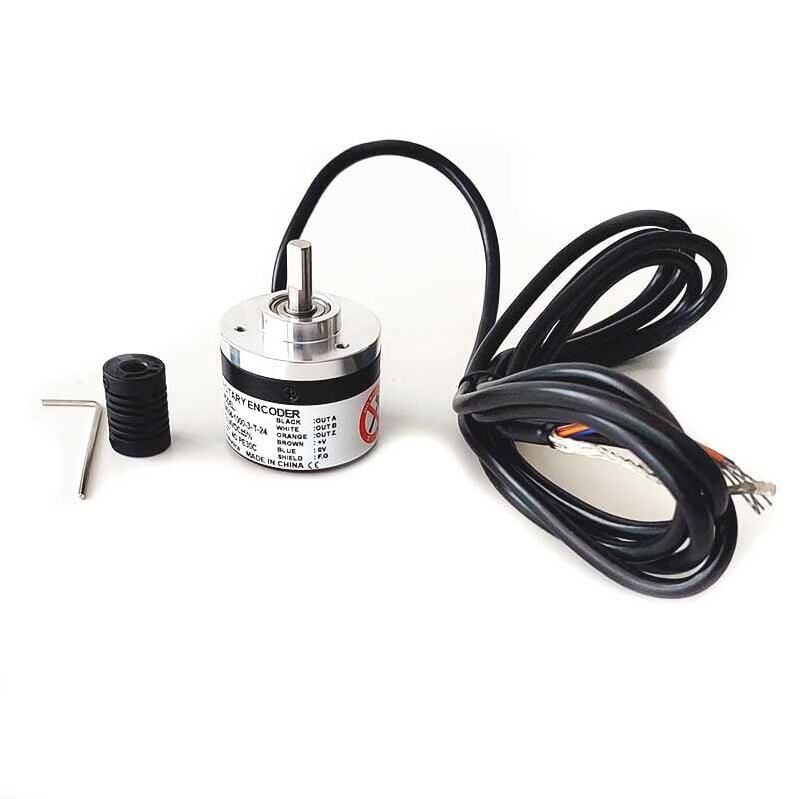 12-24Vdc 1000 Ppr Ø40mm,6mm Şaft, Artımlı Döner Enkoder-E40S6-1000-3-T-24