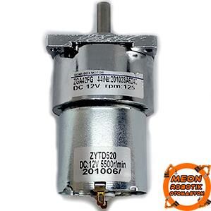 12V 125 Rpm Redüktörlü Dc Motor