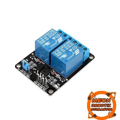 12V 2 Kanal Röle Kartı (Geliştirme Kartlarıyla Uyumludur)