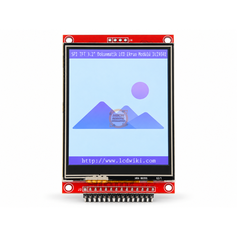 SPI TFT 3.2'' Dokunmatik LCD Ekran Modülü ILI9341