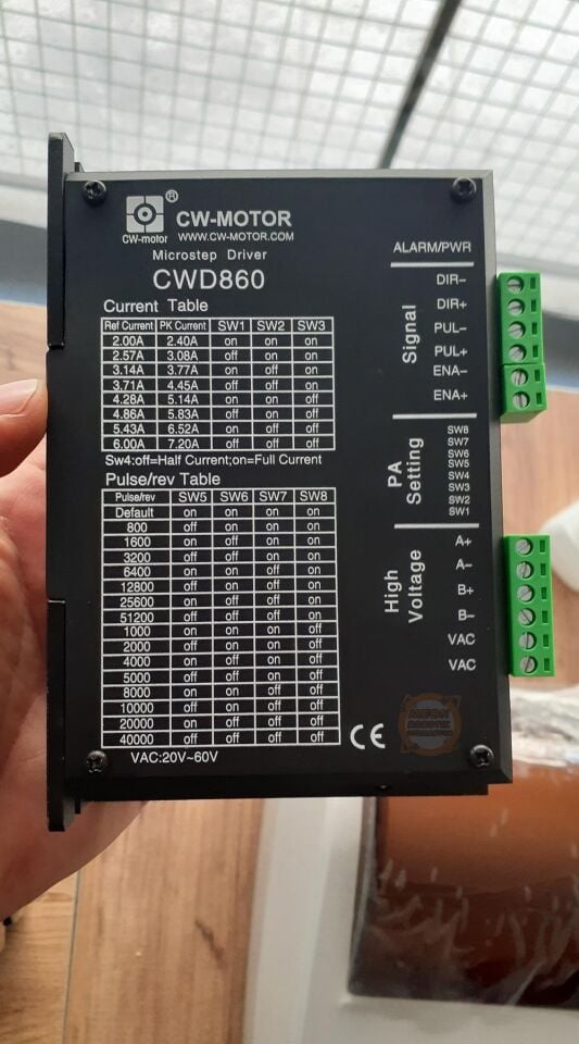 MA860 Step Motor Sürücü (CWD860)
