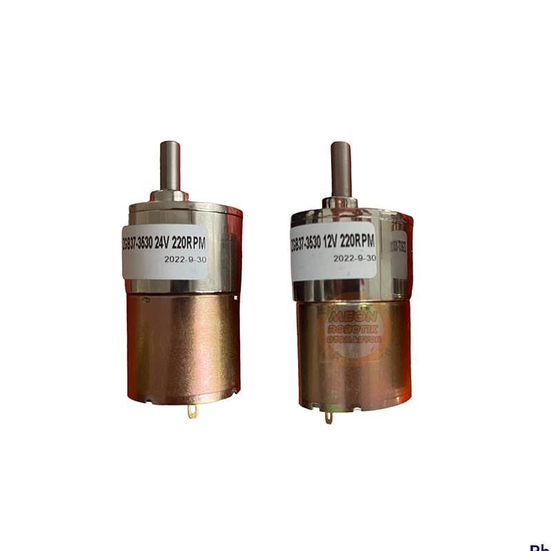 12V 220 Rpm Redüktörlü Dc Motor