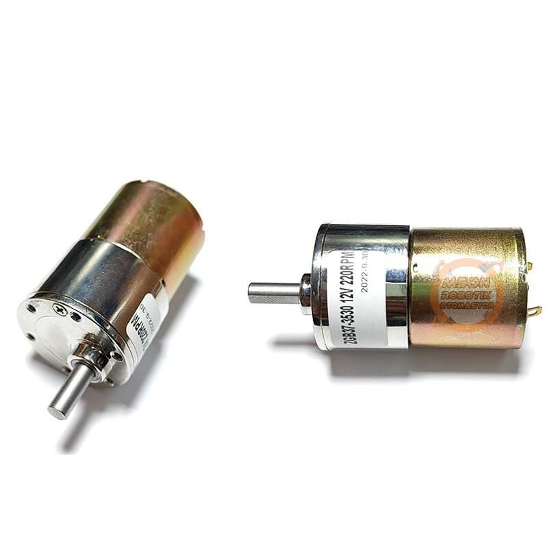12V 220 Rpm Redüktörlü Dc Motor