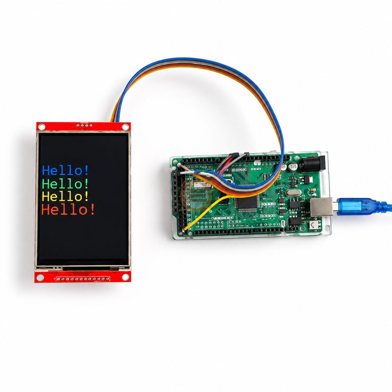 SPI TFT Ekran 4 İnç Dokunmatik LCD Modülü ST7796S 480x320
