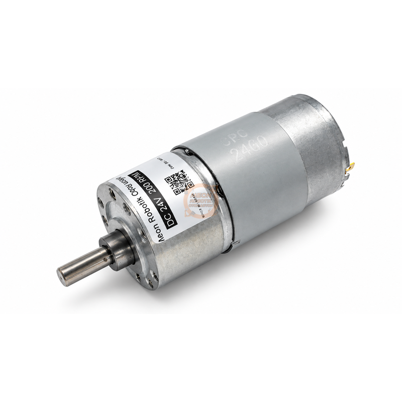 24V Dc 200 Rpm 37G-545 Redüktörlü Motor