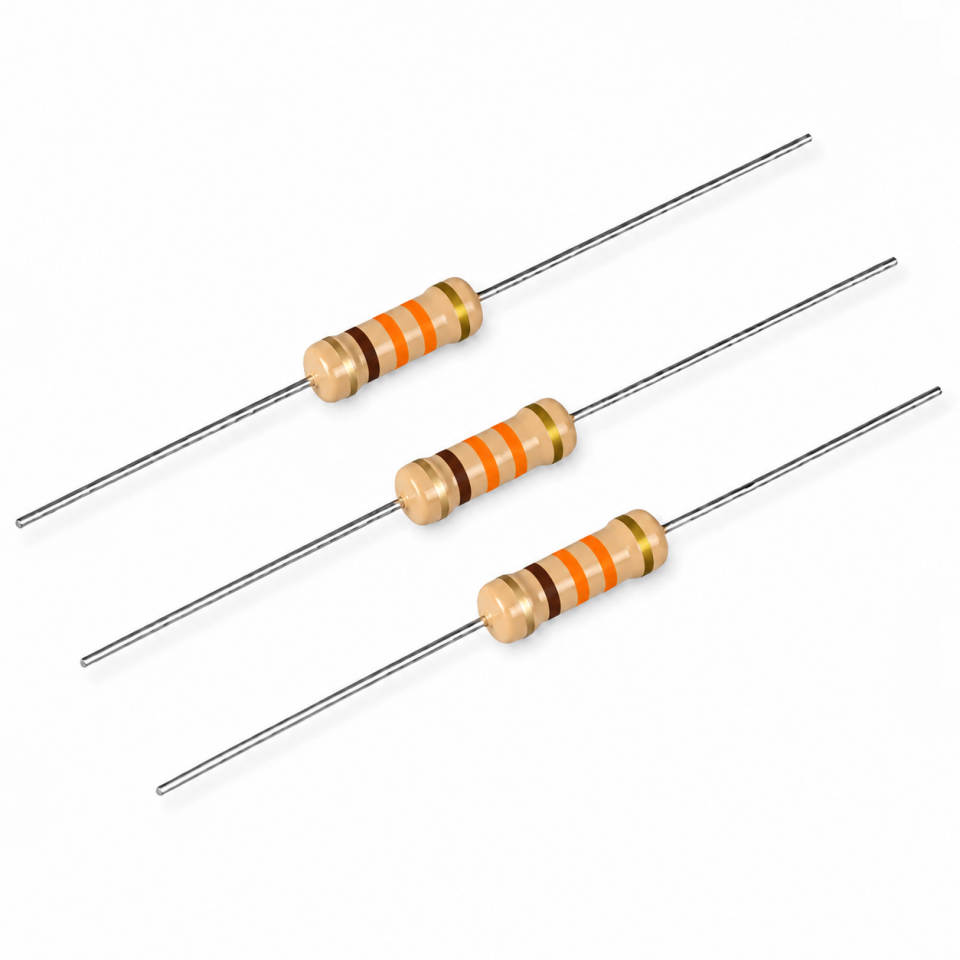 1K Ohm 1/4W (0.25 Watt) Karbon Film Direnç – 100 Adet