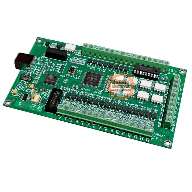 Mach3 Akz250-B Usb 4 Eksen Cnc Kontrol Kartı | Meon Robotik Otomasyon