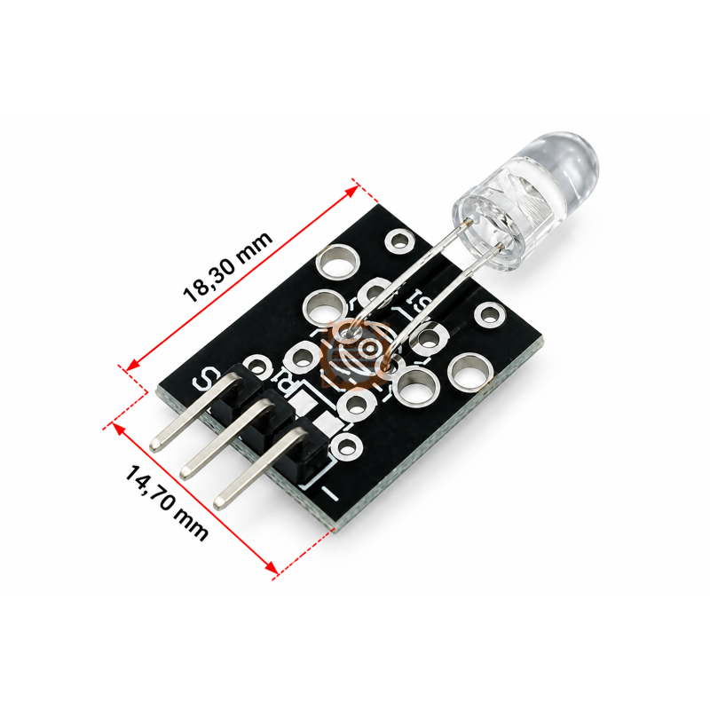 KY-005 Kızılötesi Verici Modülü 940nm IR LED - Arduino Uyumlu