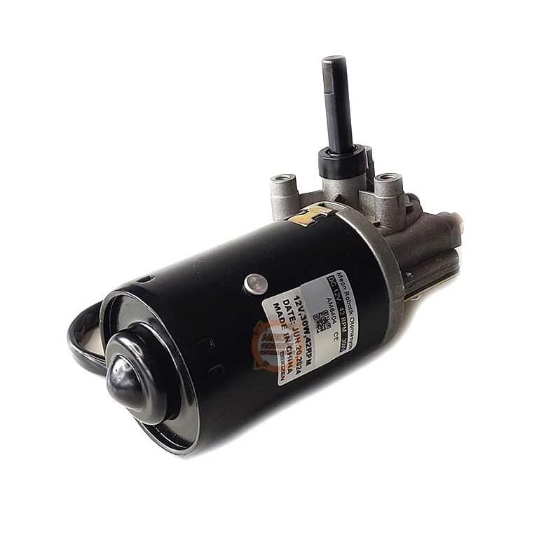 12V 42 Rpm Redüktörlü Dc Motor-Uzun Mil