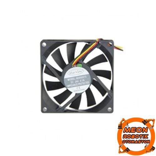 Marxlow 12V Fan 80x80x15 3 Kablolu