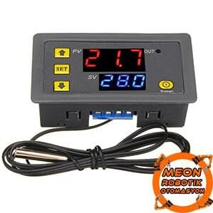12V Dijital sıcaklık kontrol cihazı LED Ekran Termostat W3230
