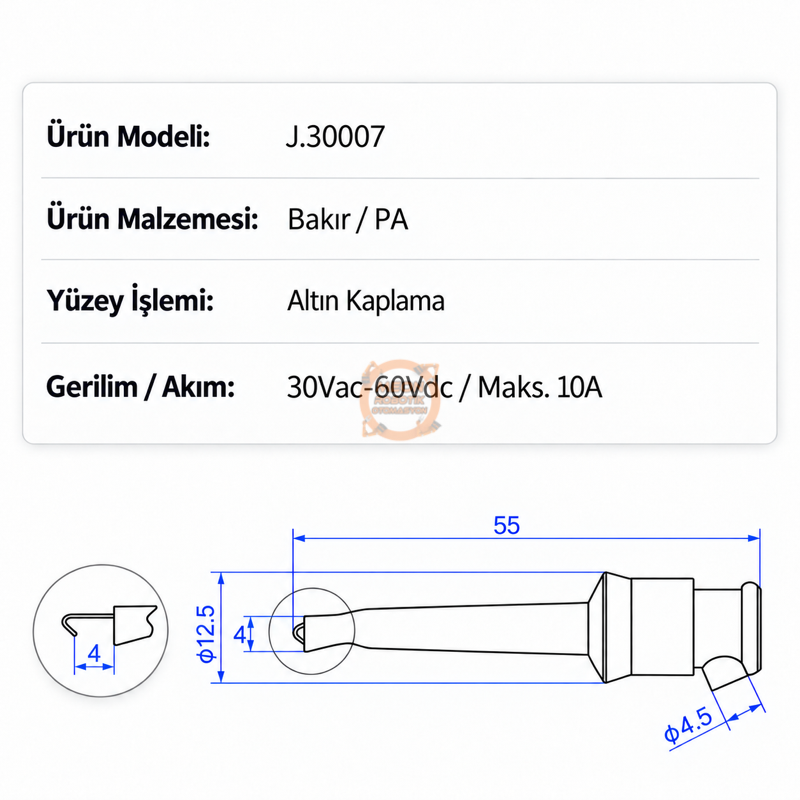 Mini Test Klip Kırmızı