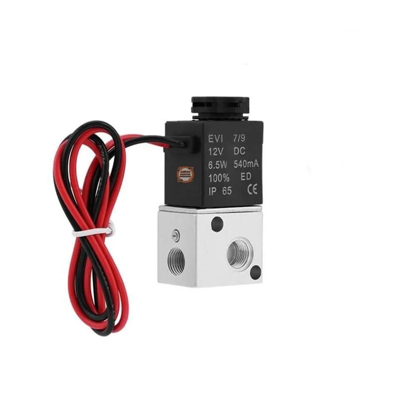 12V Solenoid Vakum Valf- 2 Konumlu 3 Yönlü Pnömatik Valfler Su Hava Gazı Sıcak Elektrik Küresel Vana