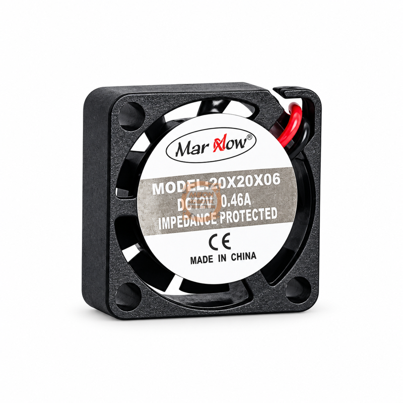 DC Fan 12V 0.46A 20x20x6