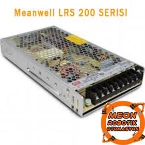 Meanwell LRS-200-24 Volt 8.8 A Smps Güç Kaynağı