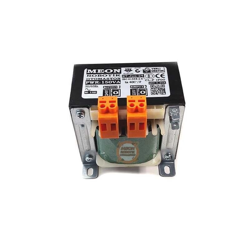 150Va 220/24V Ac Monofaze İzolasyon Trafosu