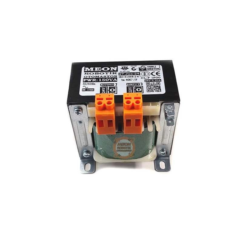 150Va 220/24V Ac Monofaze İzolasyon Trafosu