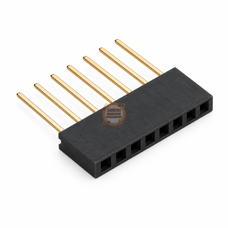 8 Pin Dişi Header 11mm
