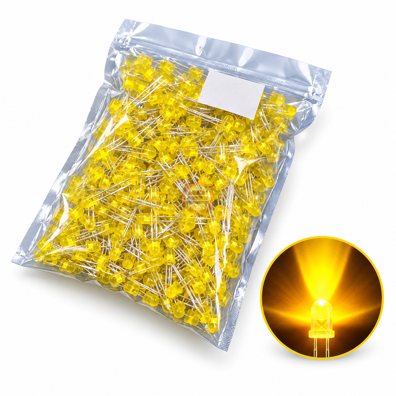 3mm Sarı LED Diyot – 1000 Adet Paket