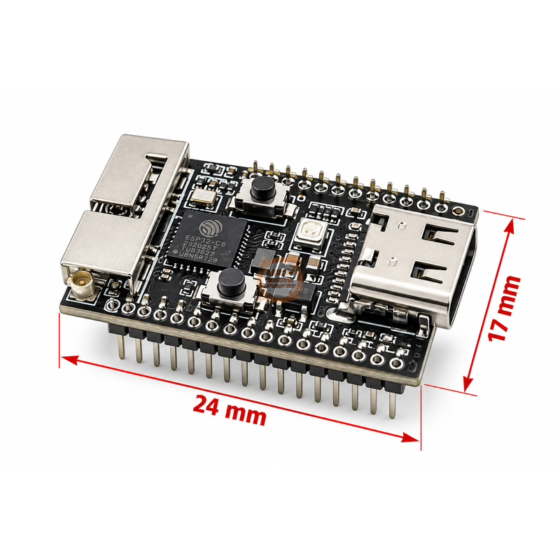 ESP32-C6 N4 WiFi Bluetooth Geliştirme Kartı