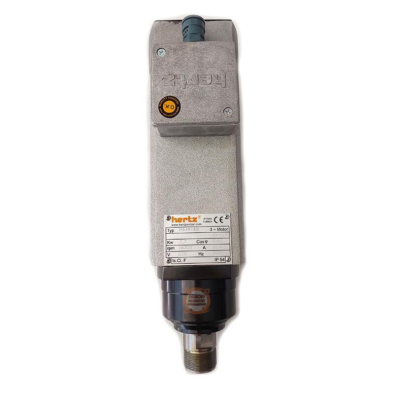 2.2 Kw Hertz Spindle Motor 220V Er25 18000 Devir-HMB140 CK