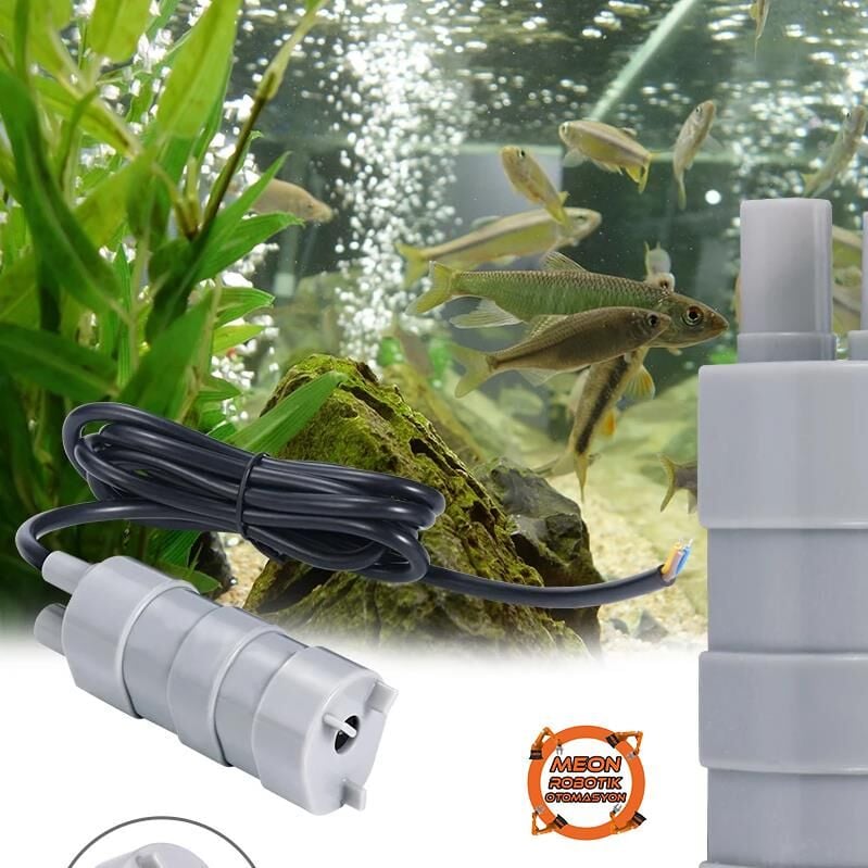 Mini Dalgıç Su Pompası 6-12 Volt  600L/H