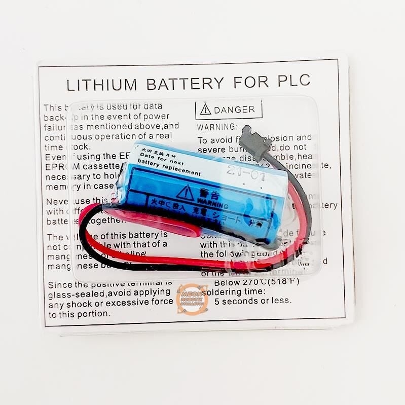 Mitsubishi Q6BAT CR17335SE-R 3V Lityum Plc Pili