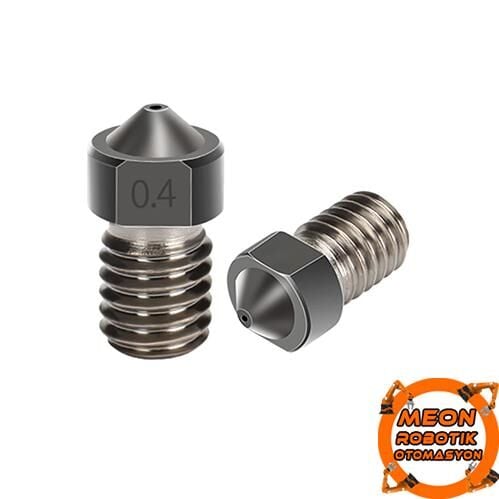 MK8 3D Yazıcı Extruder Paslanmaz Malzeme Nozzle 0.4 mm