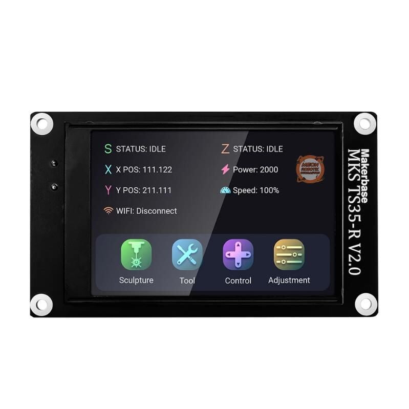 Mks Dlc32 V2.1 Grbl Cnc Kontrol Kartı+TS35 R Ekran-Hobi Cnc Kontrol Kartı