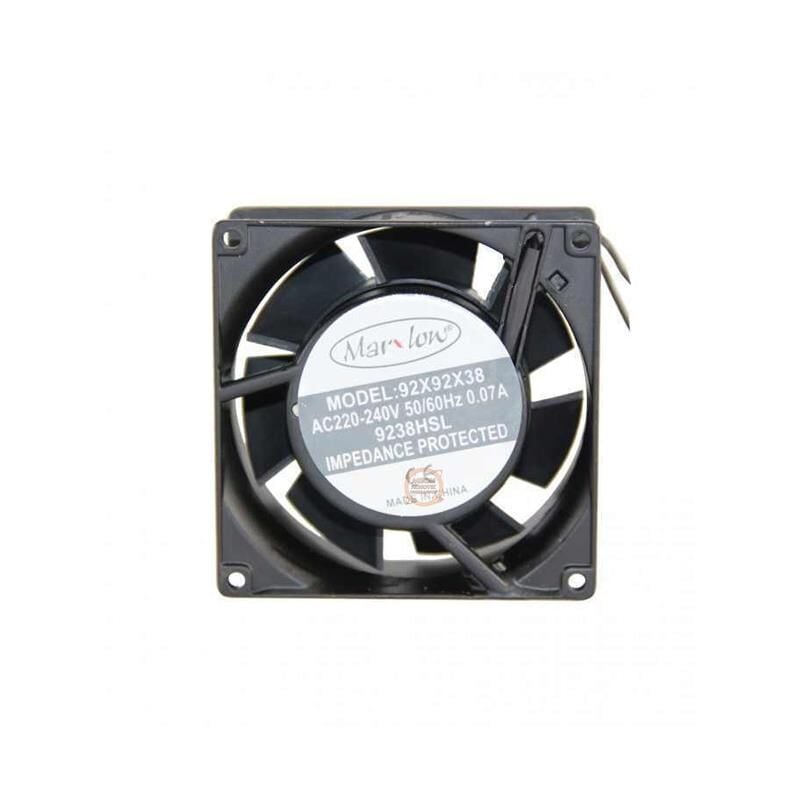 220V AC 92x92x38mm Kare Fan