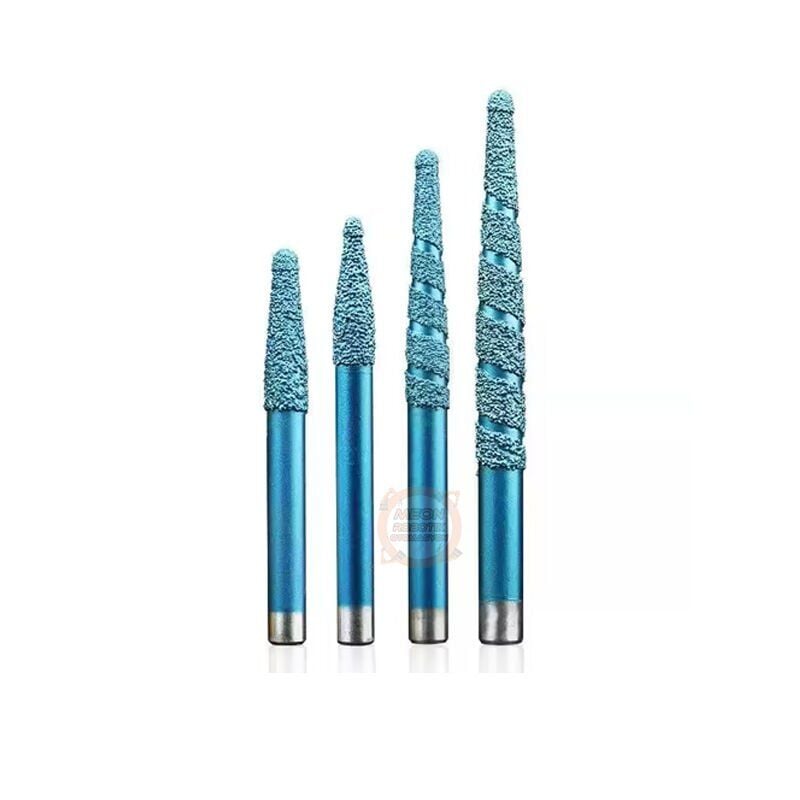 8x4x30x90mm Mermer Granit Gravür Yazı Konik Cnc Freze Ucu