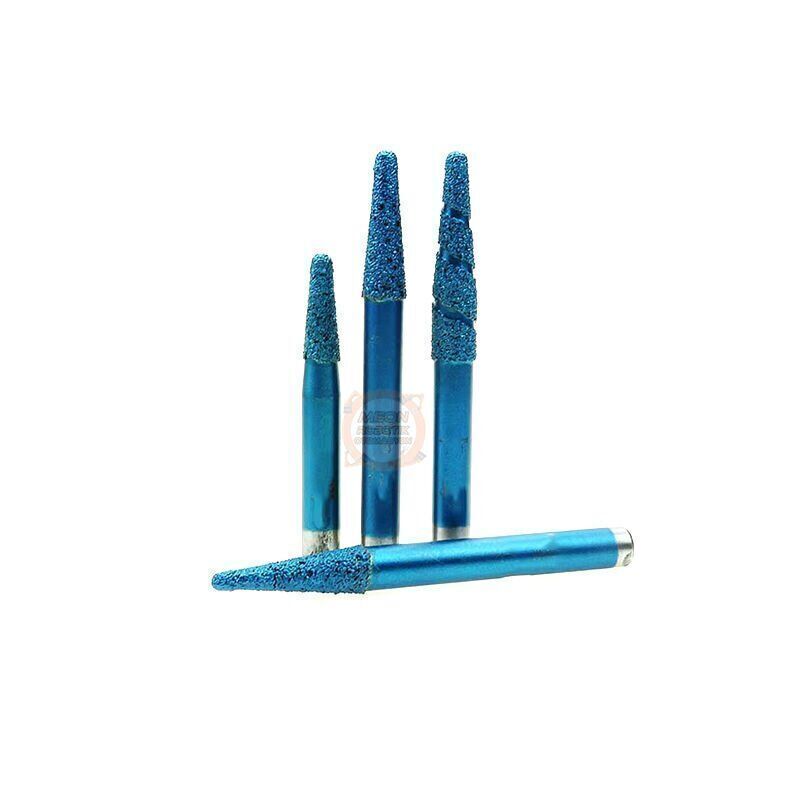 12x6x60x120mm Mermer Granit Gravür Yazı Konik Cnc Freze Ucu