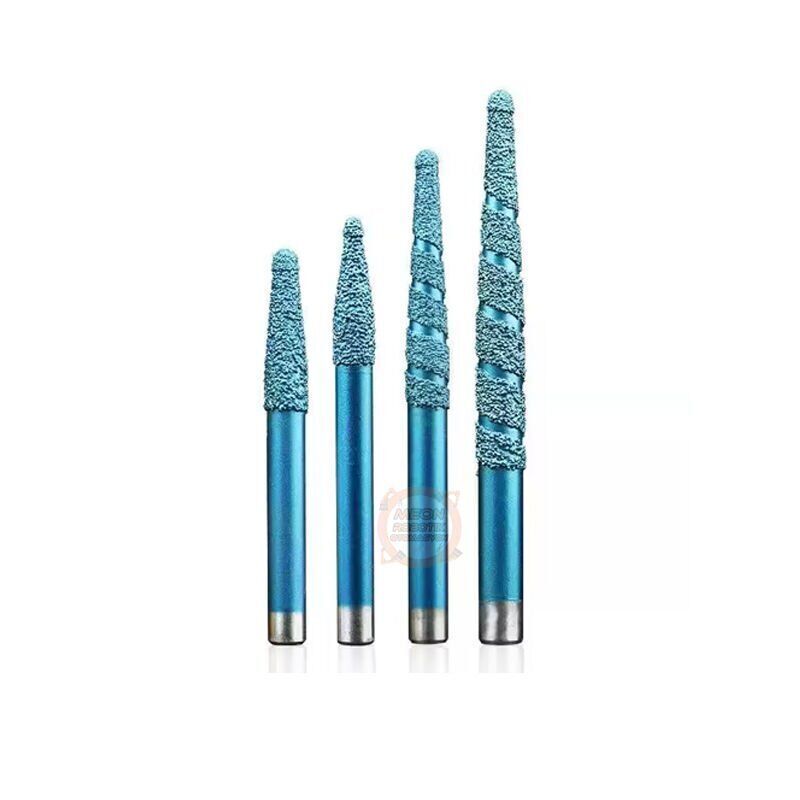 12x6x60x120mm Mermer Granit Gravür Yazı Konik Cnc Freze Ucu
