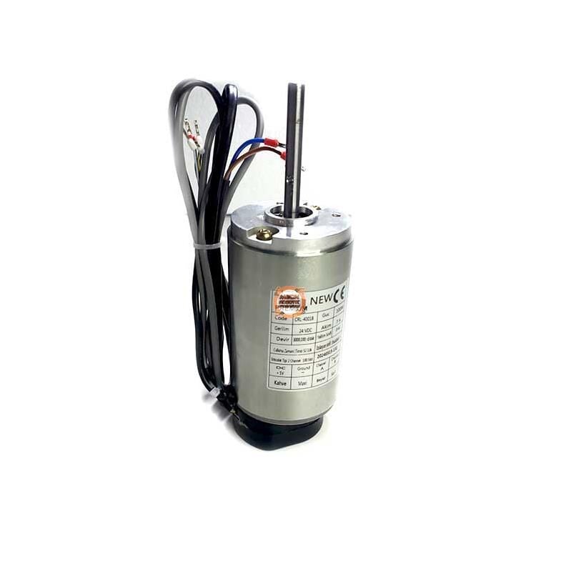 24V 3000 Rpm 100W Enkoderli Dc Motor