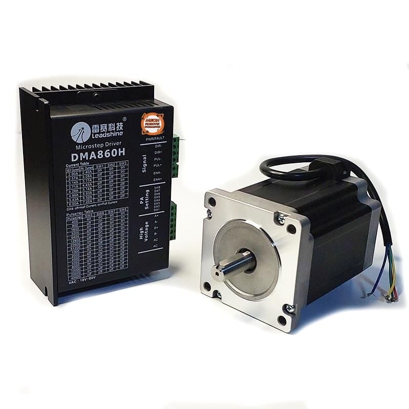 Nema 34 Step Motor 8.5 Nm Leadshine Dm860H Sürücü Seti