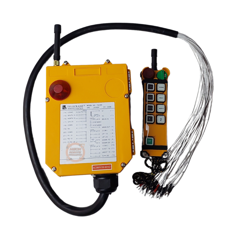 F24-8D Çift Hızlı Endüstriyel Vinç Kablosuz Radyo Uzaktan Kumanda Seti