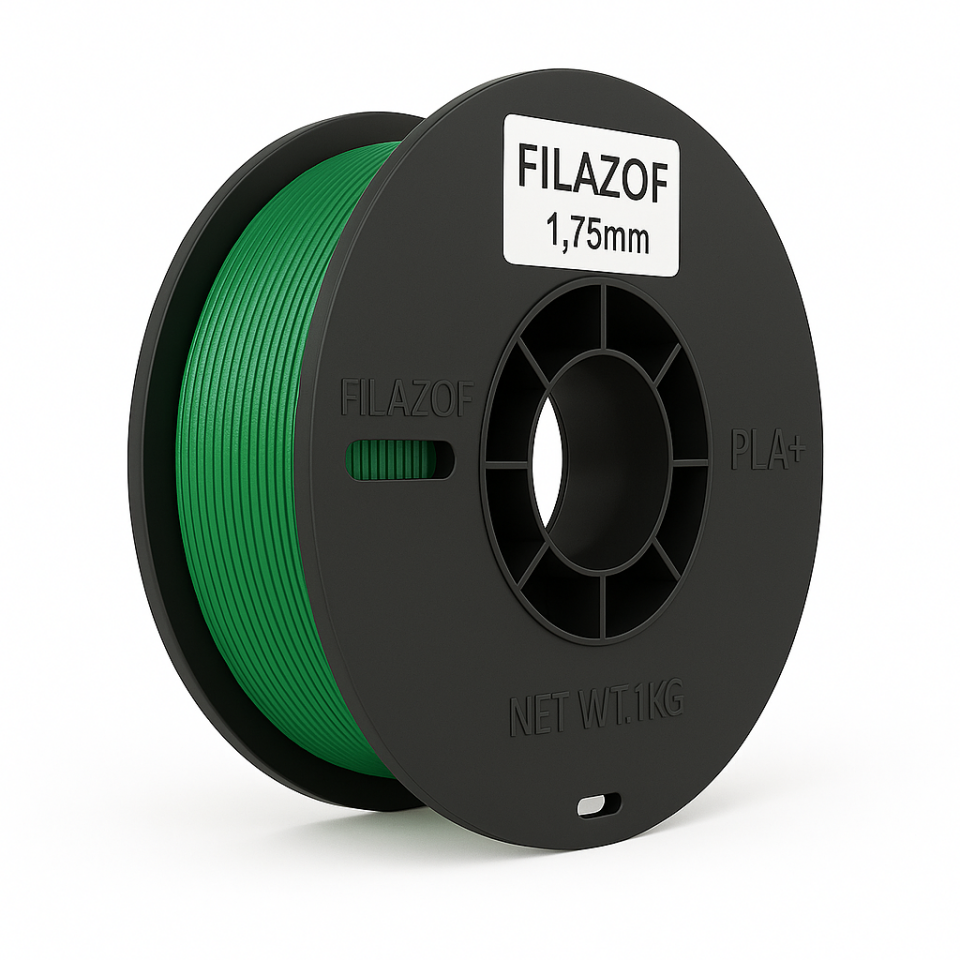 Filazof Yeşil Filament PLA+ 1.75mm 1 KG