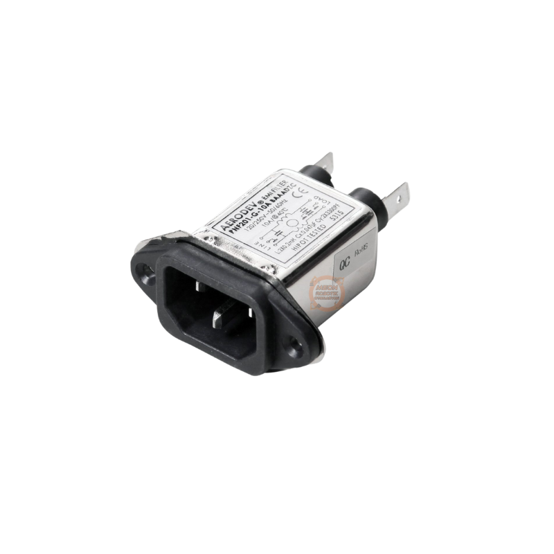 PNF201-G-10A Power Soketli Monofaze Emi Şebeke Filtresi