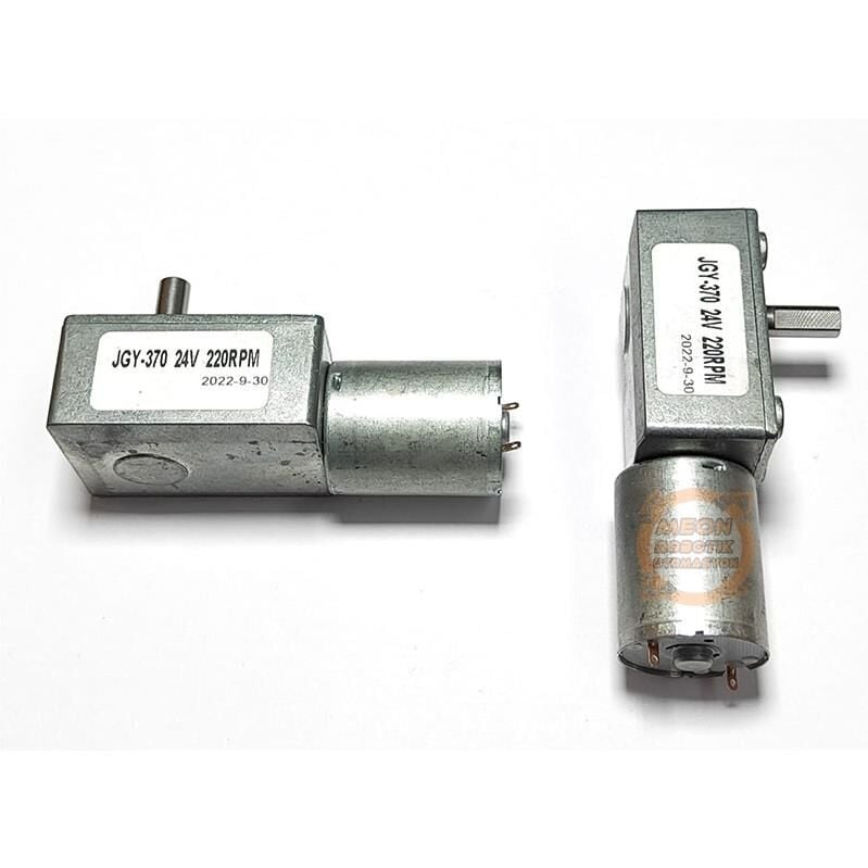 24V L Redüktörlü 220 Rpm DC Motor