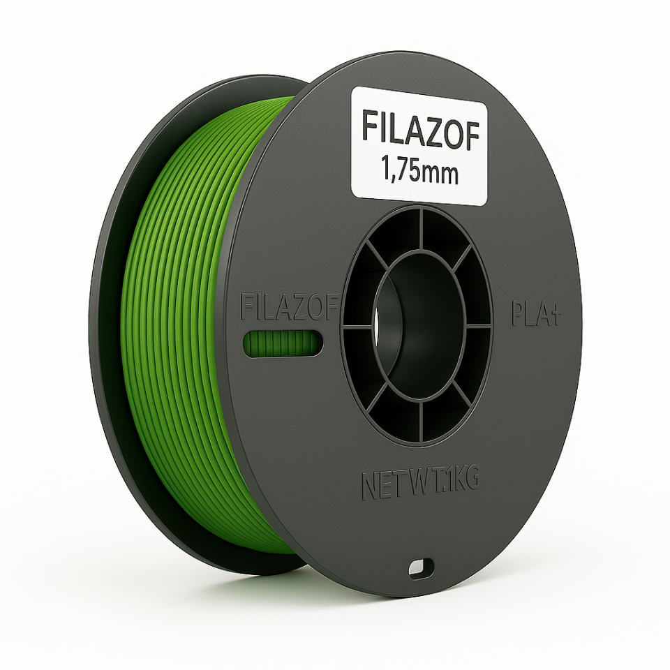 Filazof Zümrüt Yeşili Filament PLA+ 1.75mm 1 KG