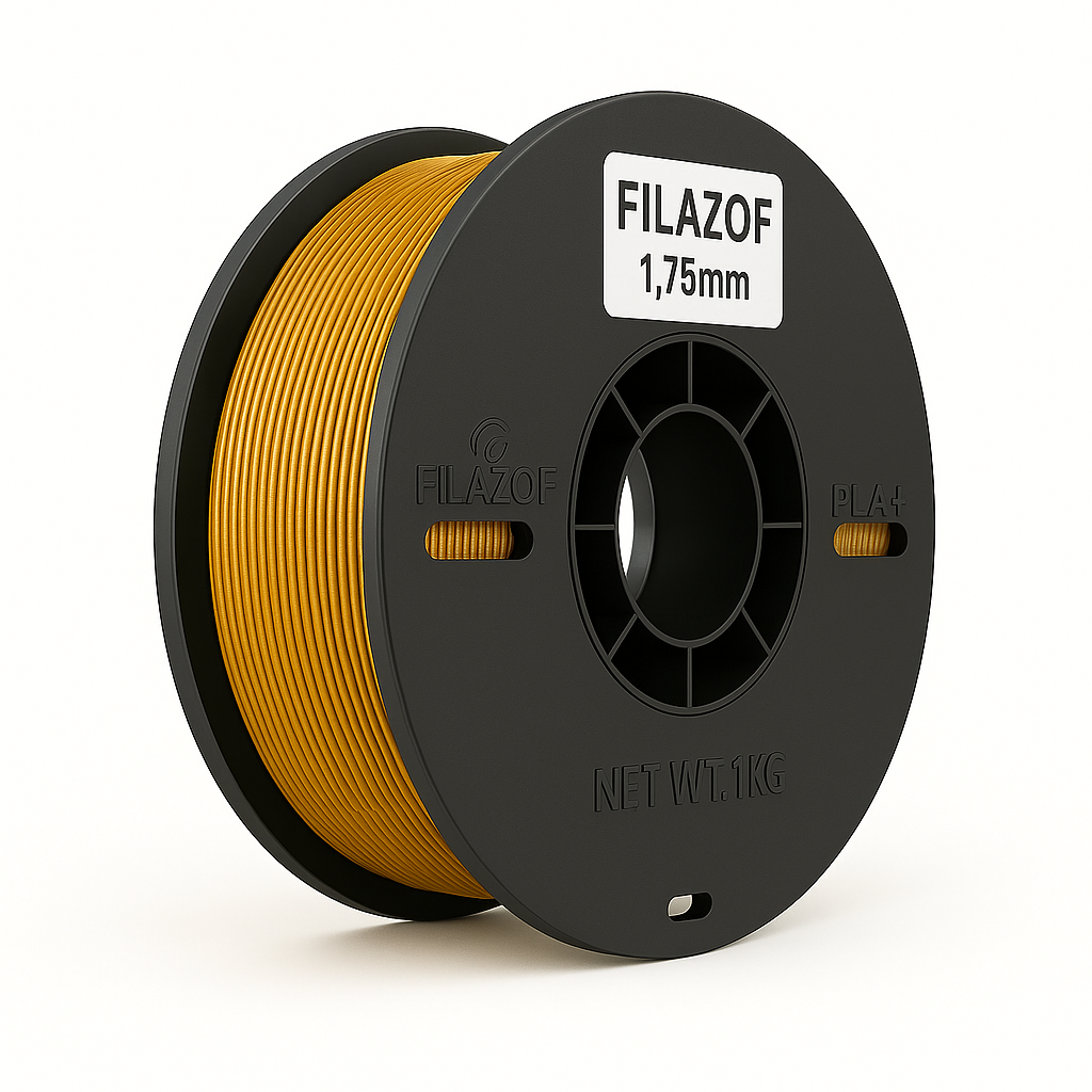 Filazof Gold Filament PLA+ 1.75mm 1 KG
