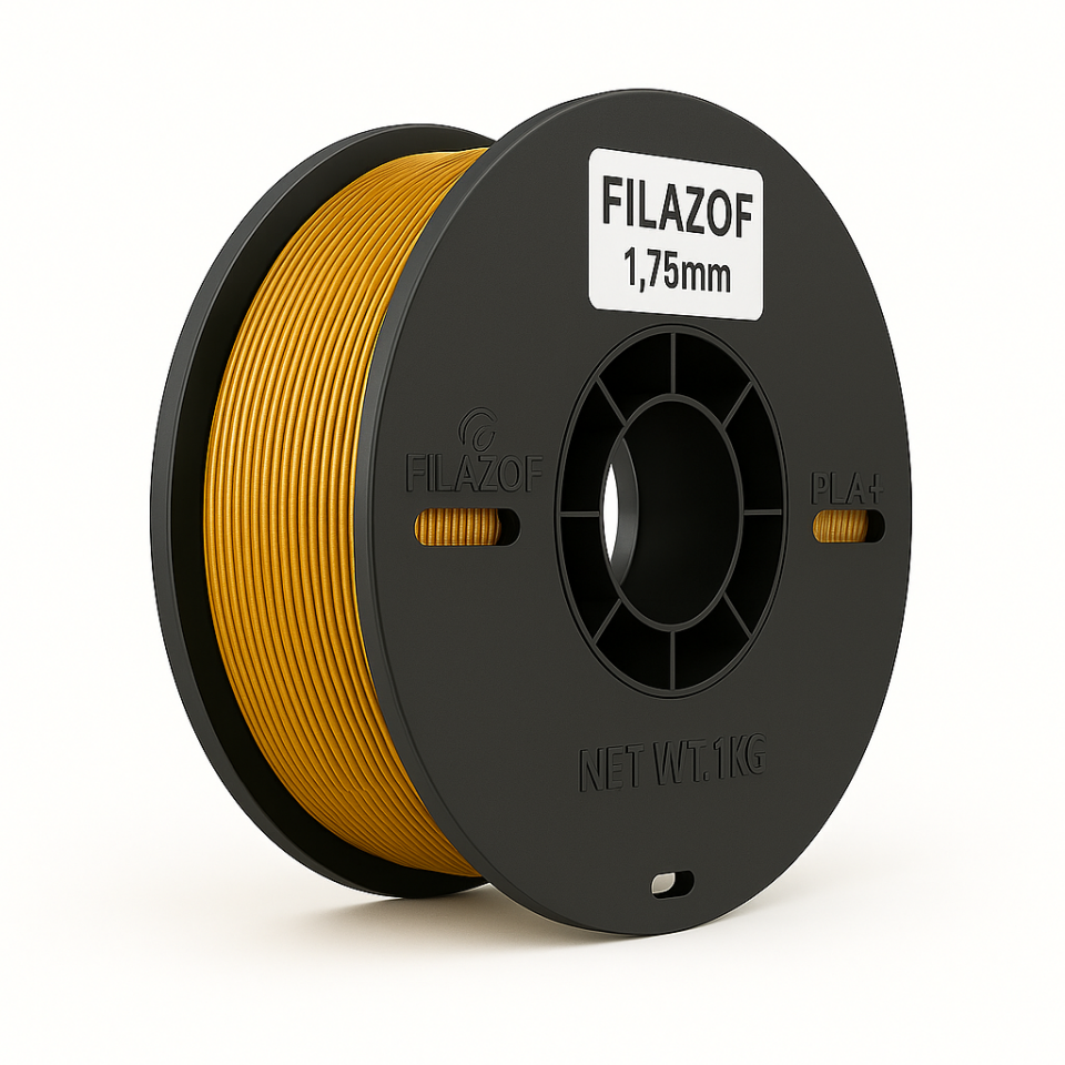 Filazof Gold Filament PLA+ 1.75mm 1 KG