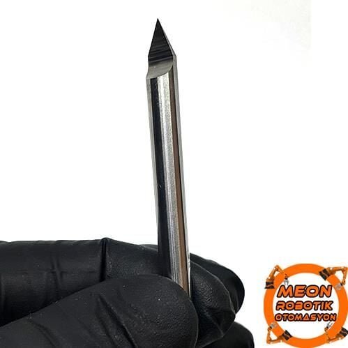 25 Derece 6mm Pcb Gravür Yazı Kazıma Pantoğraf Cnc Ucu