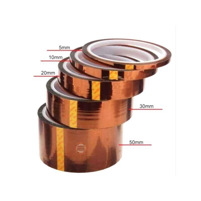 Kapton Bant 5mmx33m Yüksek Isıya Dayanıklı Yanmaz Bant