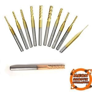 Titanyum Kaplı Pcb Cnc Freze Ucu