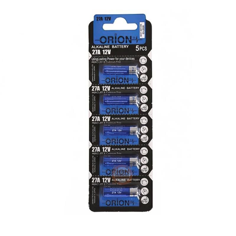 Orion 27A 12V Alkalin Pil 5'li Paket