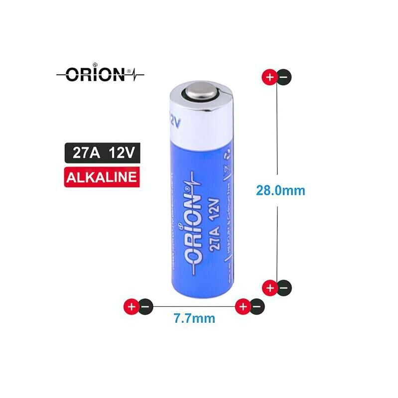 Orion 27A 12V Alkalin Pil 5'li Paket